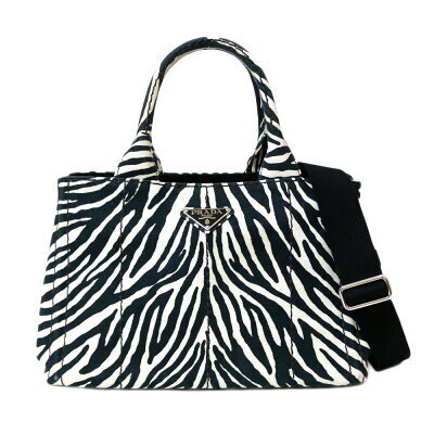 Prada Canapa Tote Bag Canvas Black